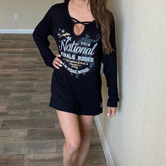 NFR black shirt dress 2019 national finals rodeo - Picture 3 of 5